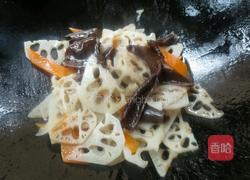 木耳炒藕片的做法图解10