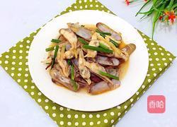 麻辣葱油蛏子的做法图解9