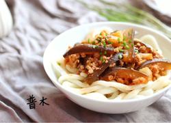 茄汁肉末乌冬面