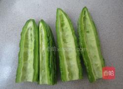香油苦瓜的做法图解2