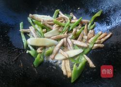 青椒香干肉丝的做法图解8