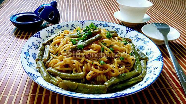 素扁豆焖面