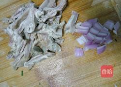 咸菜炒猪肚的做法图解2