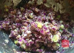 黑豆浆紫甘蓝肉龙的做法图解9