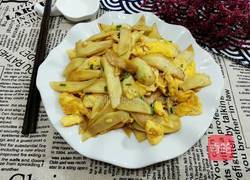 茭白炒鸡蛋的做法图解10