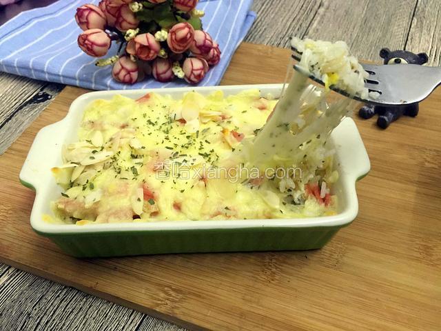 芝士培根焗饭