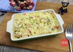 芝士培根焗饭的做法图解7