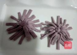 紫薯菊花馒头的做法图解3