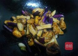 茄子烧鸡的做法图解11
