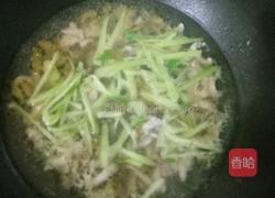 青菜榨菜肉丝汤的做法图解6