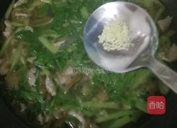 青菜榨菜肉丝汤的做法图解7