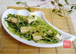 豌豆苗烩豆腐的做法图解11
