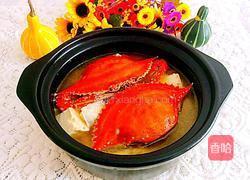 蟹煲豆腐的做法图解11