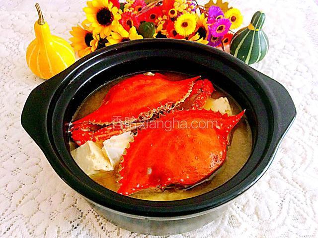 蟹煲豆腐