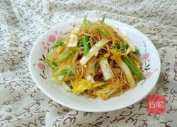 娃娃菜炒粉丝的做法图解11