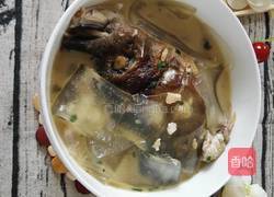 鱼头粉皮汤的做法图解3