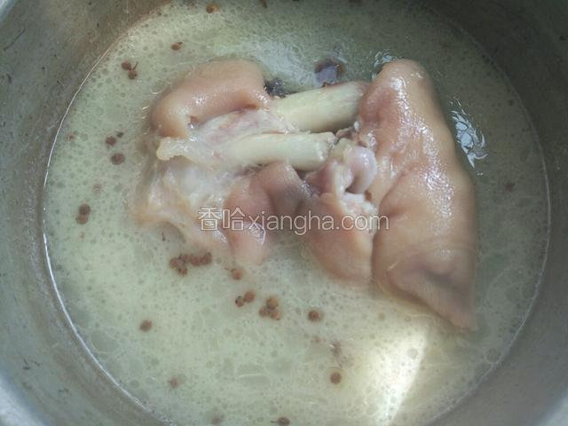 炖煮至七分熟时捞出
