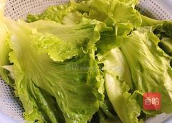炒生菜的做法图解3