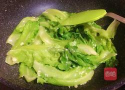 炒生菜的做法图解6