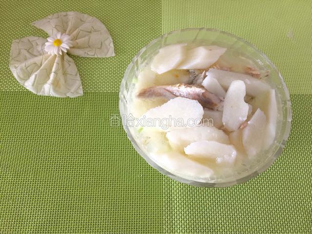 小黄鱼山药片