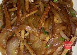 洋葱炒香干的做法图解5