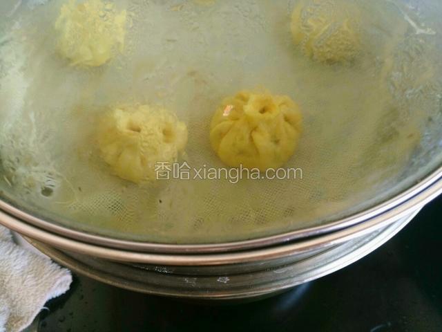 上锅蒸。（15分钟就可以）