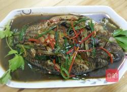 半煎煮罗非鱼的做法图解5