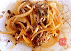 凉拌三文鱼皮的做法图解6