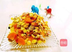 玉米肉丁炒红萝卜的做法图解7