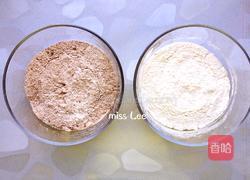 刀切奶香双色馒头的做法图解3