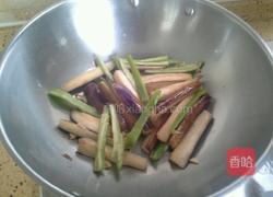 炒茄条的做法图解3