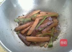 炒茄条的做法图解4