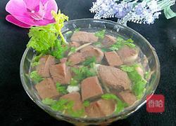 香菜猪血汤的做法图解11