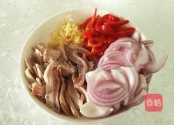 洋葱炒猪肚的做法图解2