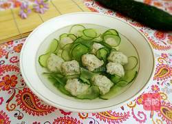 鸡肉丸子黄瓜汤的做法图解14