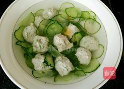 鸡肉丸子黄瓜汤的做法图解13