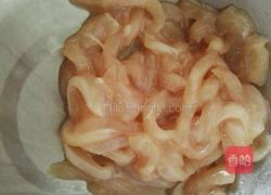 鸡丝蒜苔的做法图解2