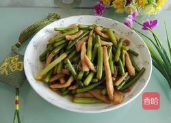 鸡丝蒜苔的做法图解6