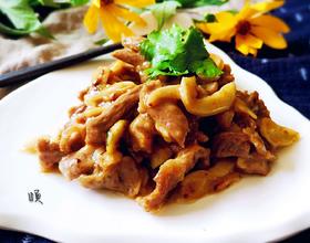 蒜爆羊肉[图]