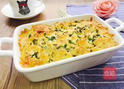 海鲜奶酪焗意面的做法图解15