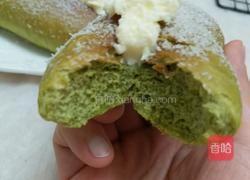 抹茶鲜奶椰蓉面包的做法图解22