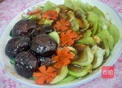 香菇油菜的做法图解5