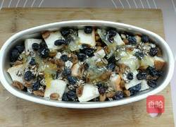 柚香蓝莓面包布丁的做法图解9