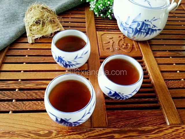 玉米须红糖茶