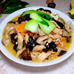 清烧鸡肉菌的做法[图]