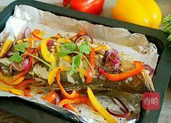 彩椒焗烤海鲈鱼的做法图解7