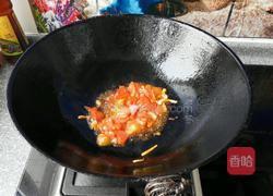 番茄烧腐竹的做法图解3