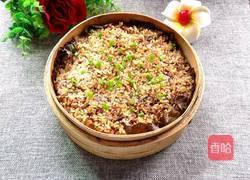 荷叶糯米蒸肉末的做法图解8