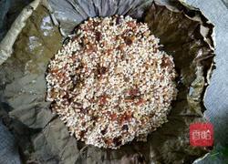 荷叶糯米蒸肉末的做法图解6