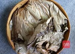 荷叶糯米蒸肉末的做法图解7